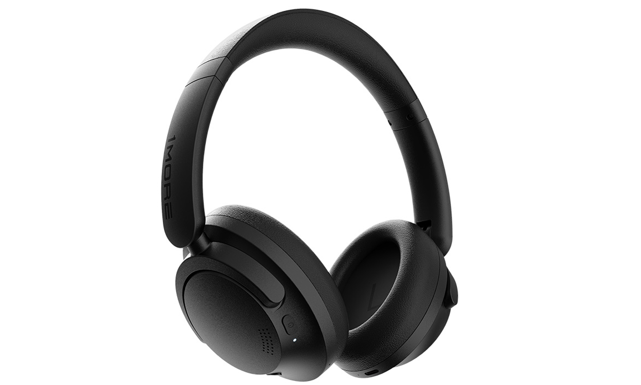 Kabellose Kopfhörer 1more SonoFlow SE Schwarz - Vorderansicht unter einem Winkel