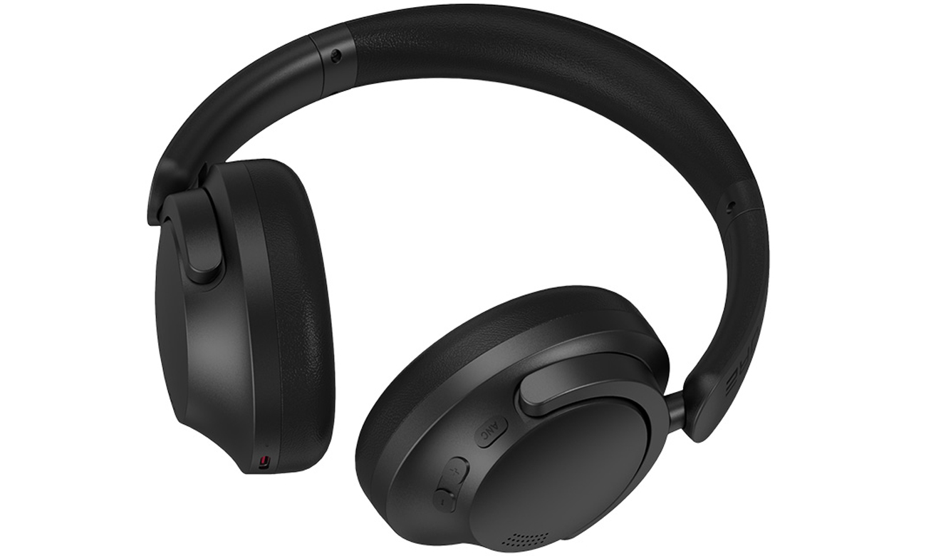 Kabellose Kopfhörer 1more SonoFlow SE Schwarz - Vorderansicht unter einem Winkel