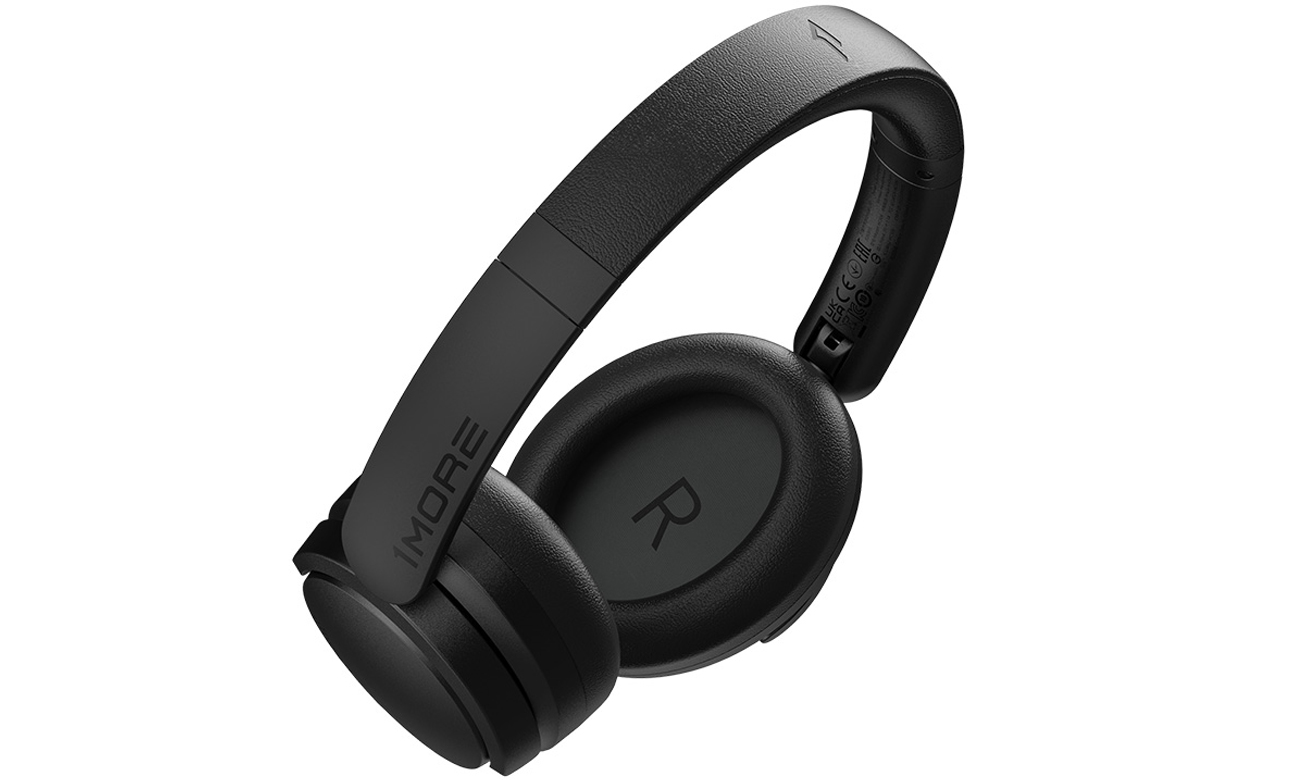 Kabellose Kopfhörer 1more SonoFlow SE Schwarz - Rückansicht unter einem Winkel