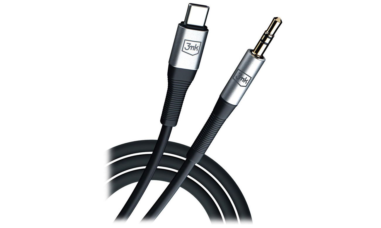 Adapter 3mk USB-C - Miniklinke 3,5 mm