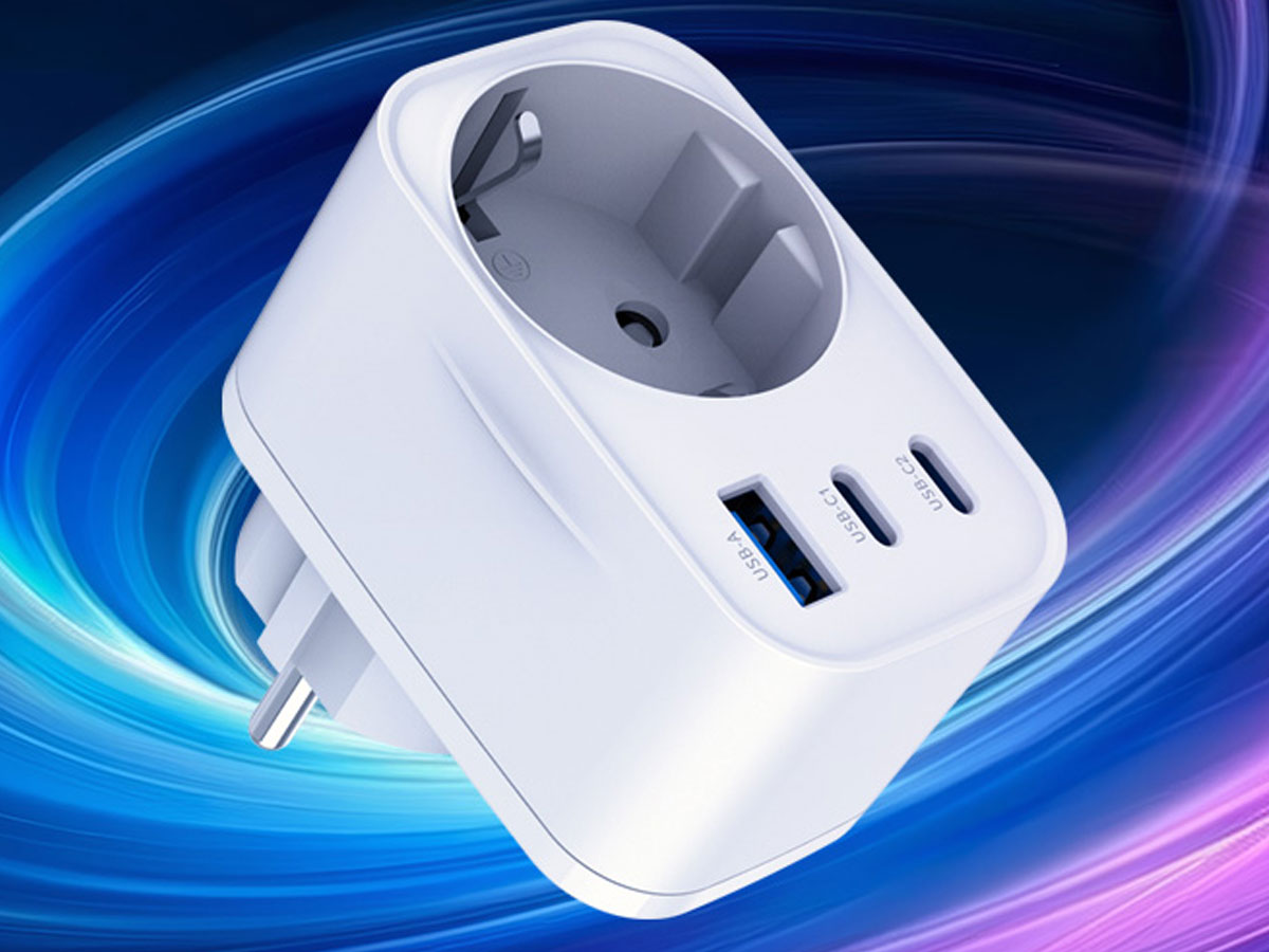 3mk comfort charger gan 30w qc pd pps 2c1a1s weiß schräg