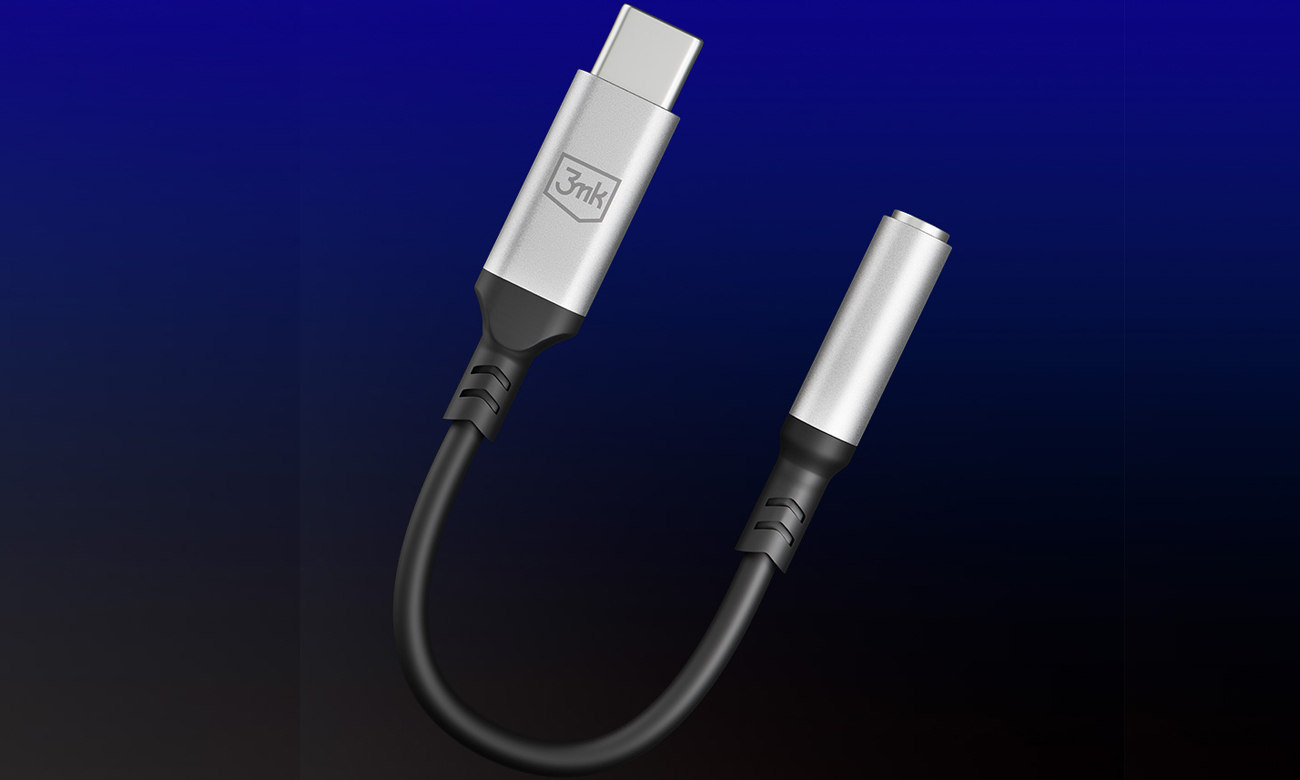 Adapter 3mk USB-C - Jack 3,5 mm
