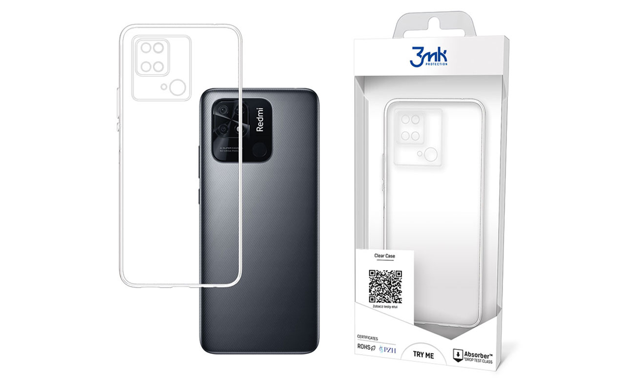 3MK klar Case für Xiaomi Redmi 10C