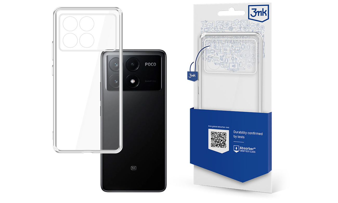 3mk Clear Case Hülle für Xiaomi POCO X6 Pro 5G