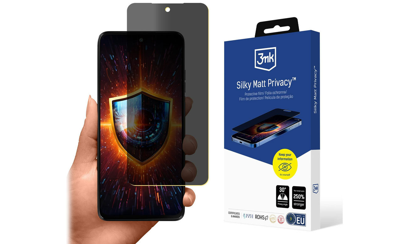 3mk Silky Matt Privacy Hülle für Motorola moto g15 / moto g15 power