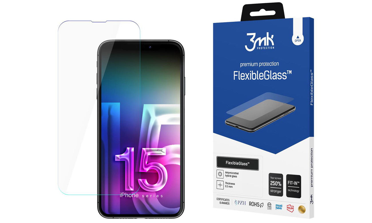 Flexible Glass für iPhone 15 Plus