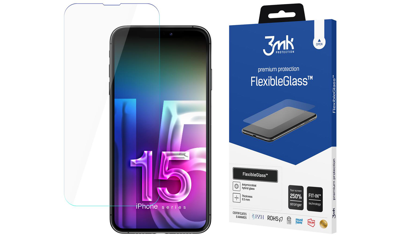 Flexible Glass für iPhone 15 Pro