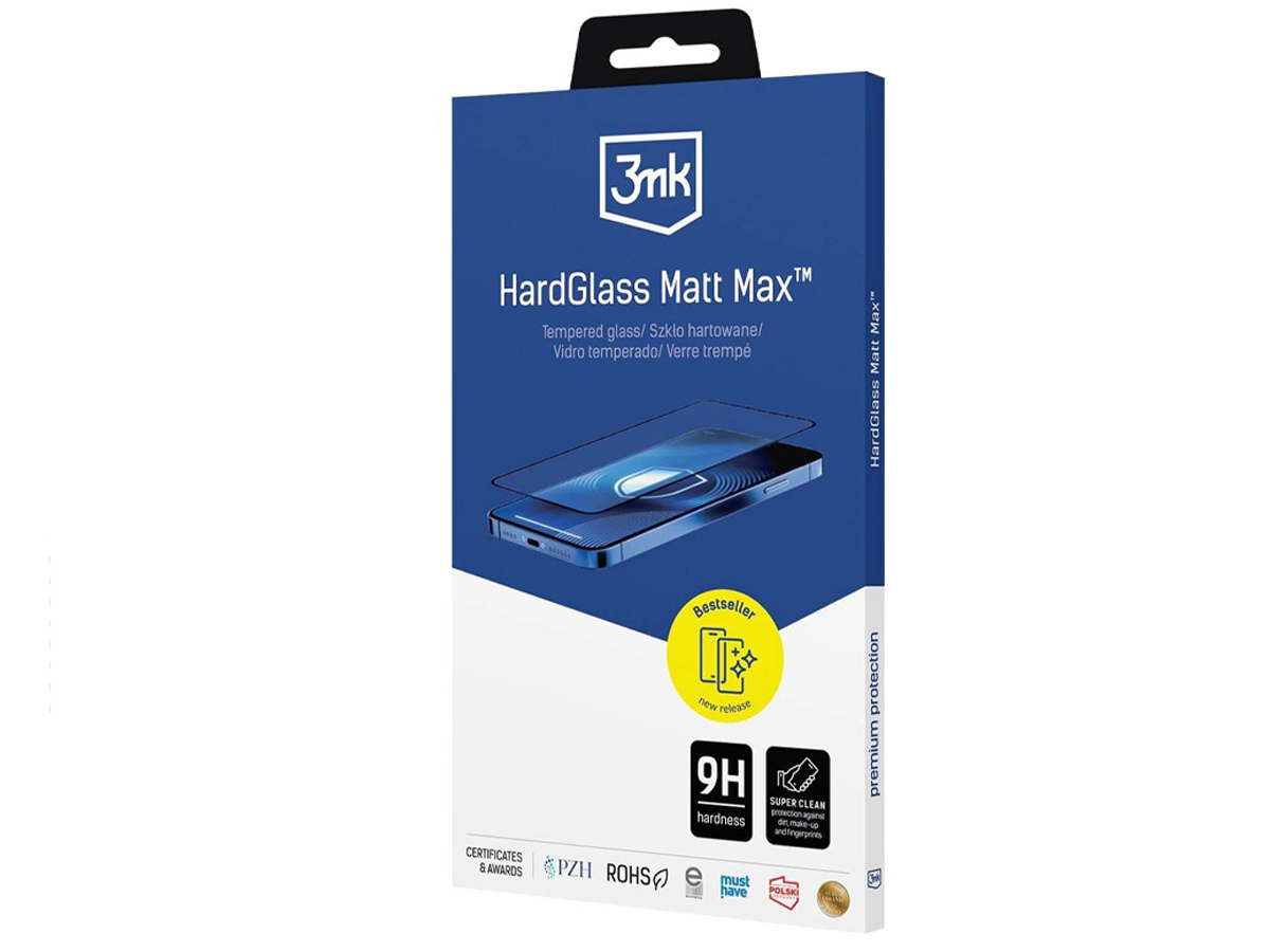 Gehärtetes Glas 3mk HardGlass Matt Max für iPhone 15 Pro Max - Grafik