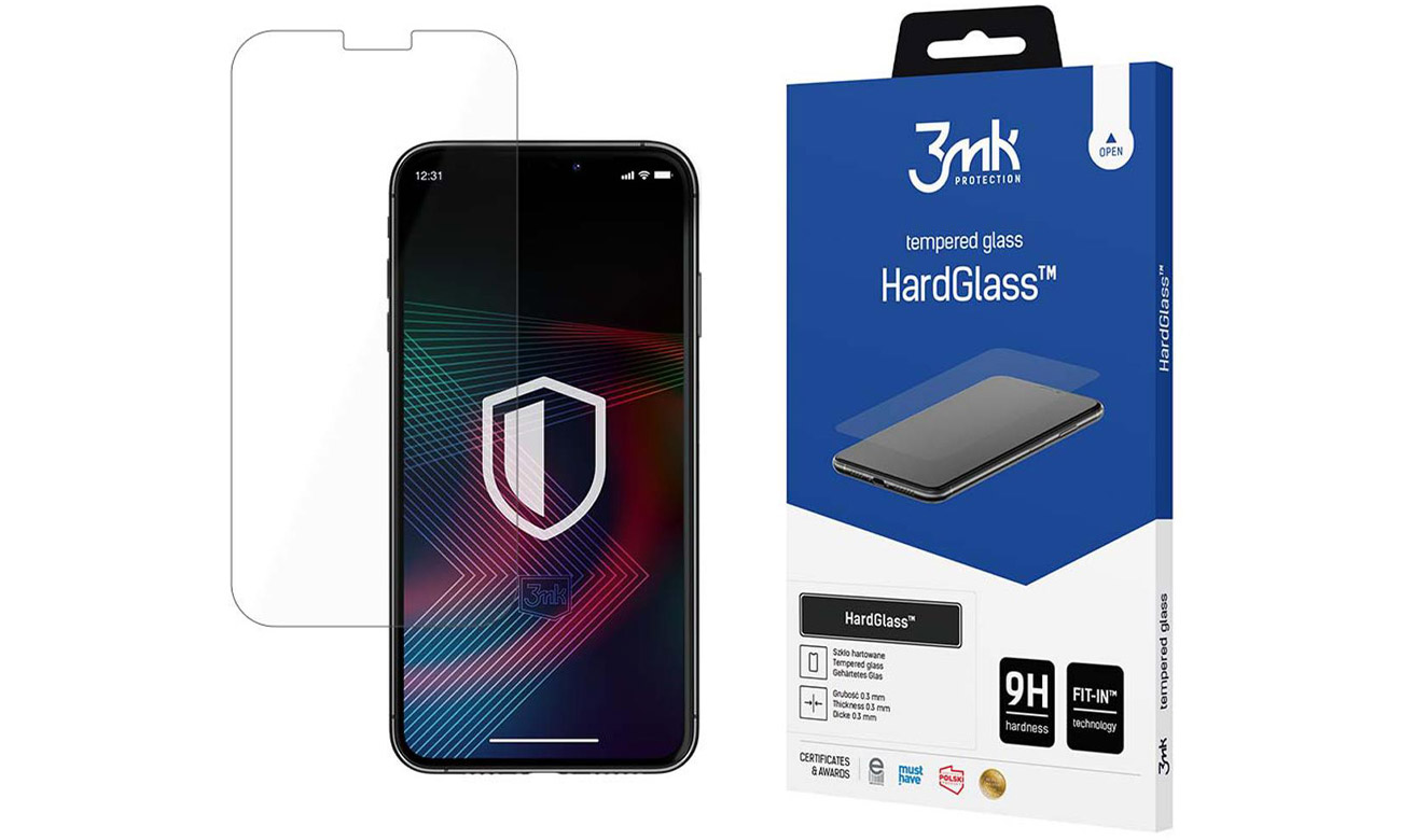 Folia/szkło na smartfon 3mk HardGlass do iPhone 14/14 Pro