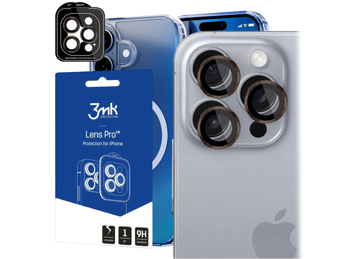 3mk Lens Protection Pro für iPhone 16 /16 Plus Silver