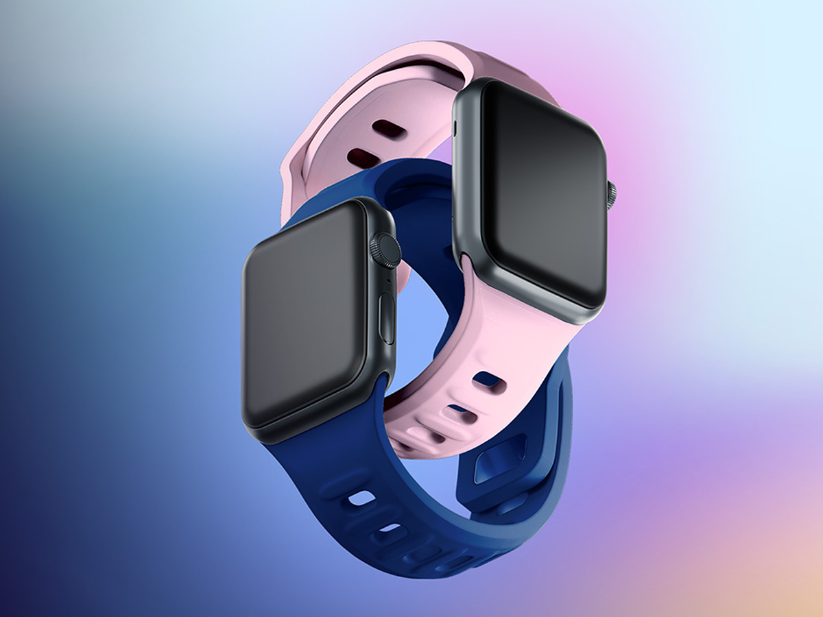 3mk Silicone Watch Strap für Apple Watch - Kompatibilität mit einer Vielzahl von Apple Watch Modellen