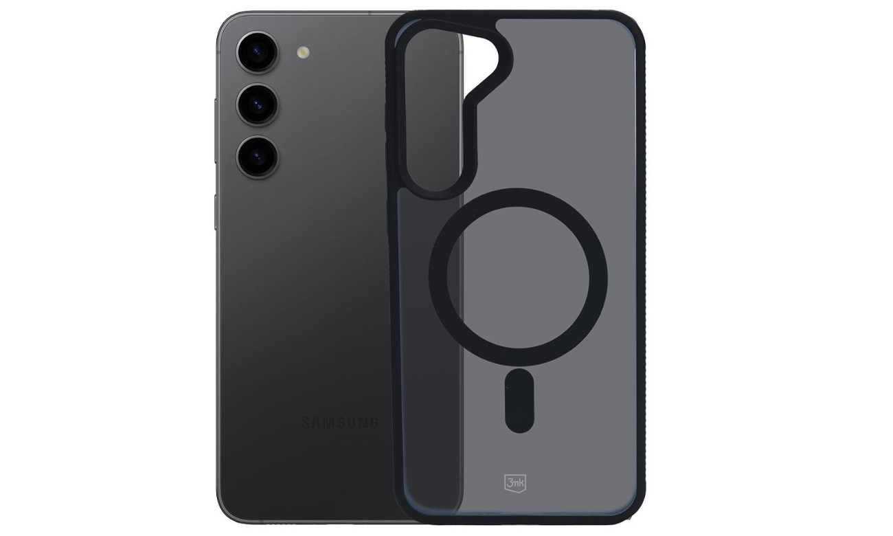 Etui 3mk Smoke MagCase für Samsung Galaxy S23 - Grafik