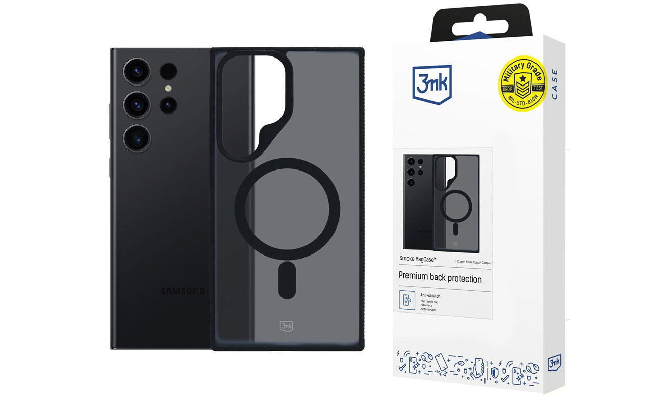 Etui 3mk Smoke MagCase für Samsung Galaxy S25 Ultra