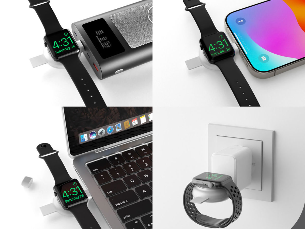 4Smarts Induktive MFI Fast Charger für Apple Watch Möglichkeiten der Stromversorgung