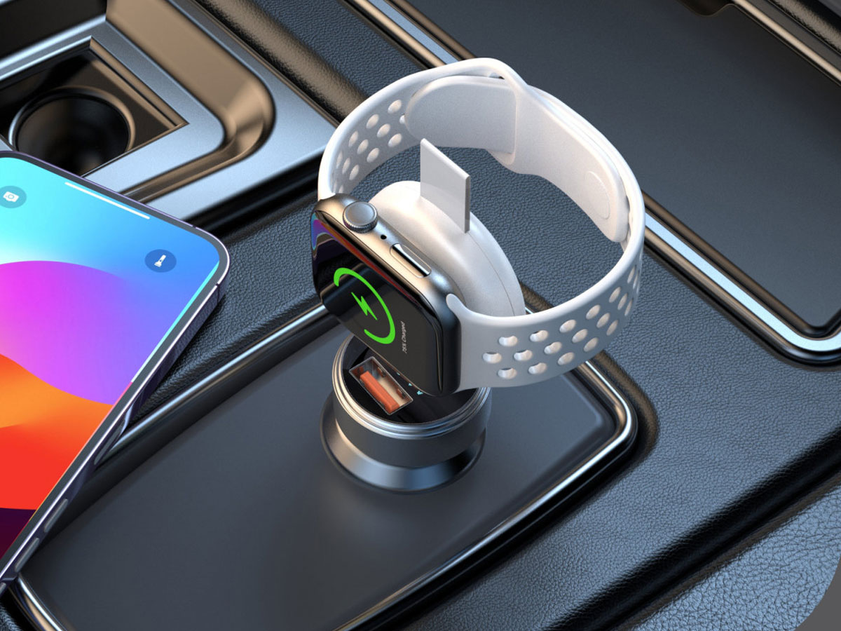 4Smarts Induktive MFI Fast Charger für Apple Watch im Auto