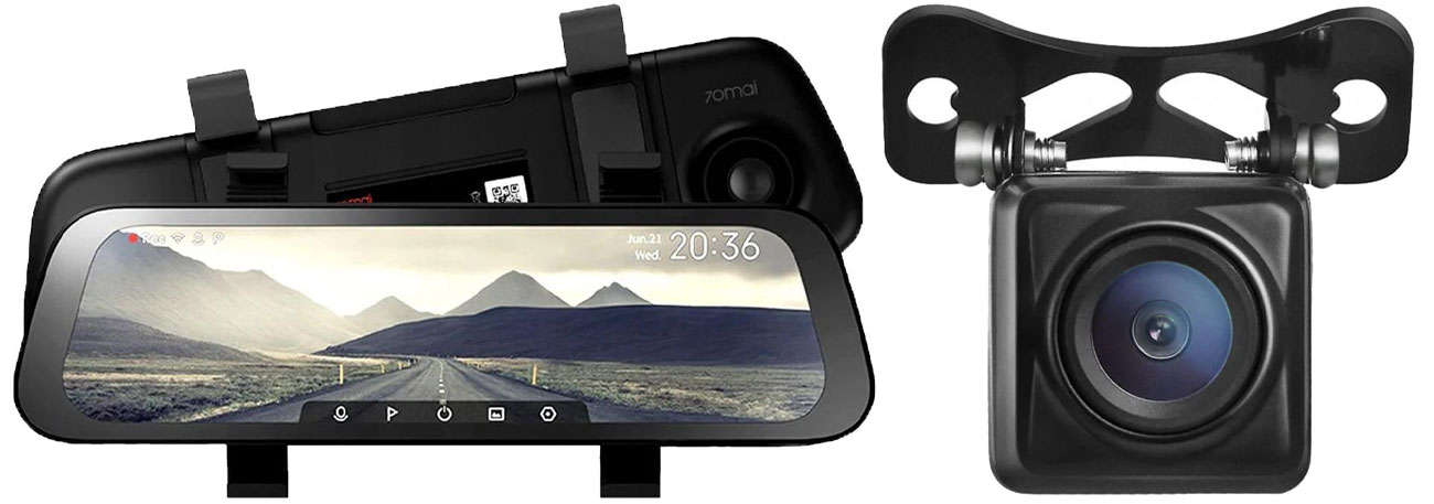 Mirror Dash Cam Wide