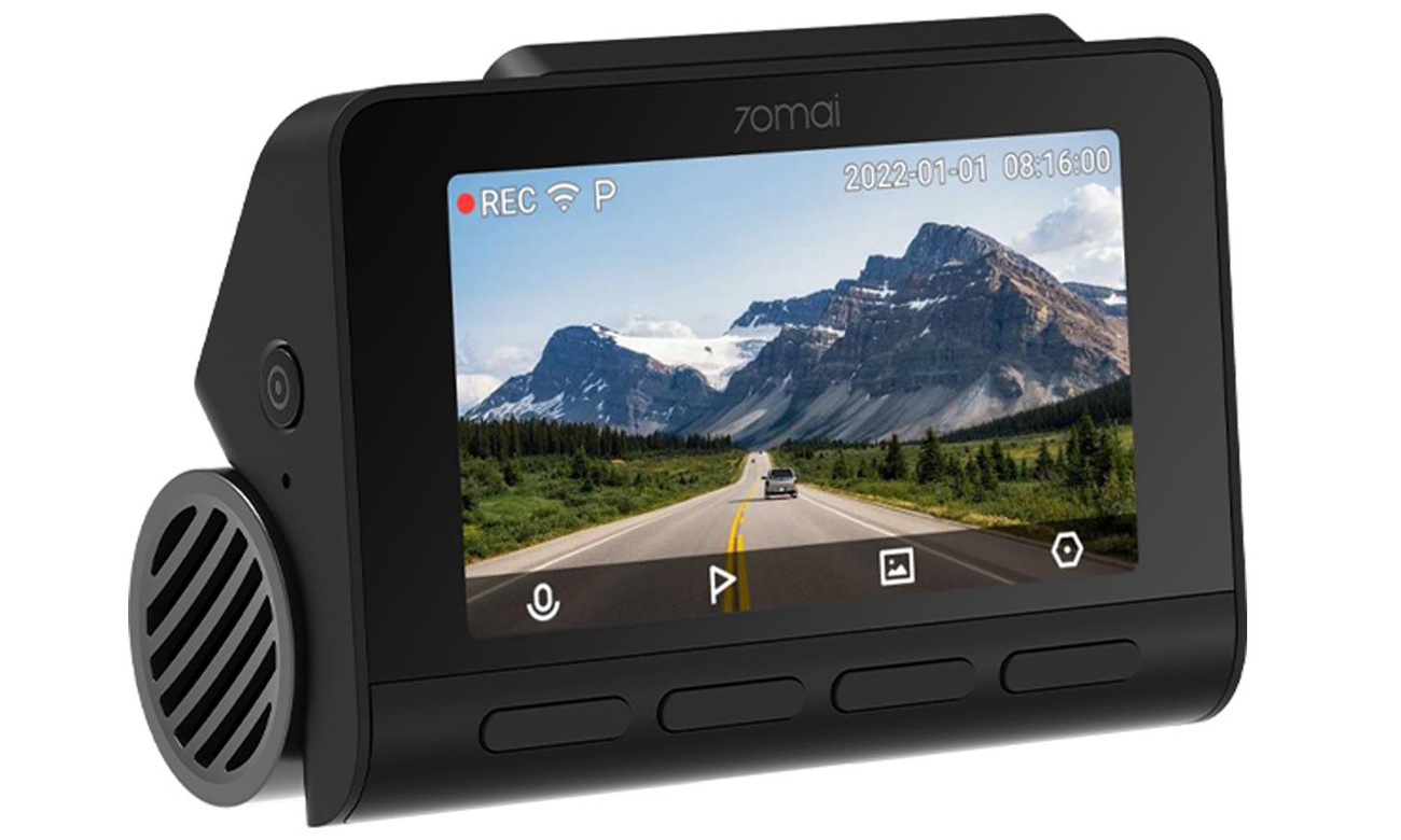 Autokamera 70mai 4K A810 Dash Cam - Ansicht von hinten im Winkel