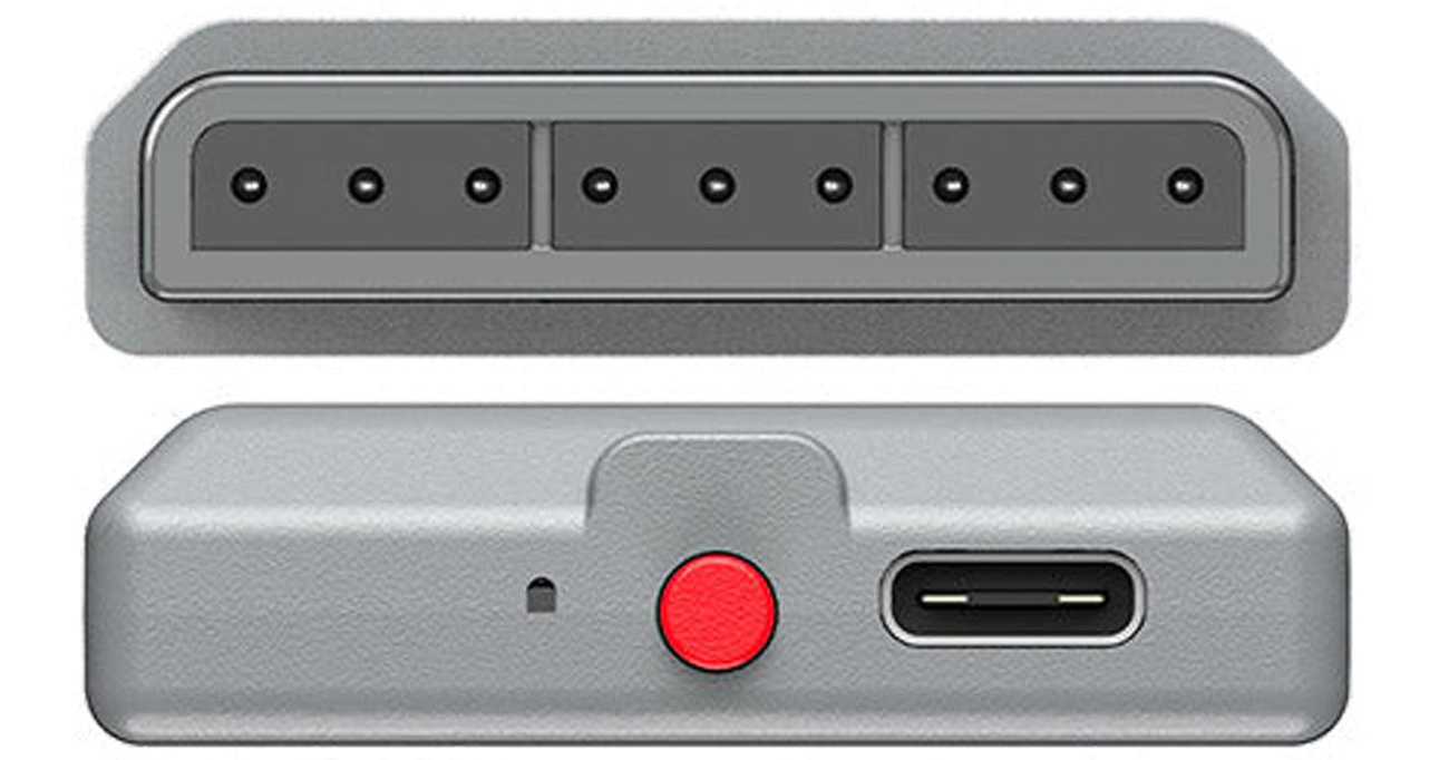 8BitDo Retro Receiver Wireless Adapter für PS1/PS2 - Anschlussansicht
