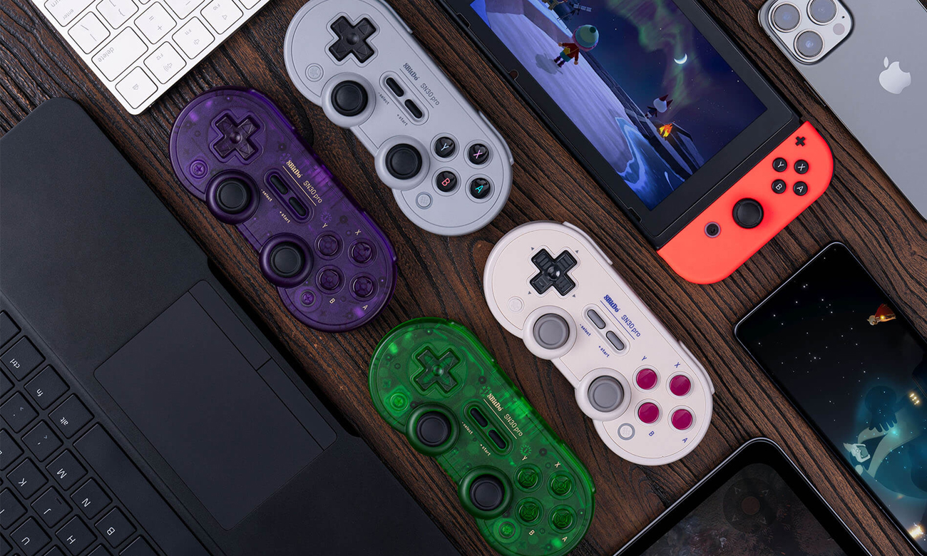 Controller 8BitDo SN30 Pro G Classic - Hall Edition