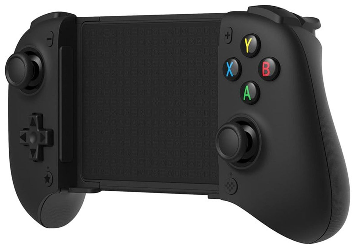 8BitDo Ultimate Mobile Gaming Controller Black - Vorderansicht im Winkel
