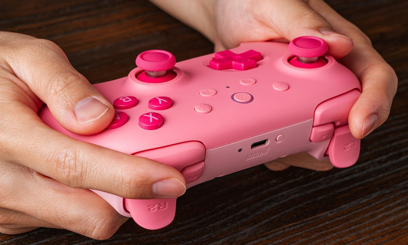 8BitDo Ultimate 2C Bluetooth Controller Rosa - Gesamtansicht