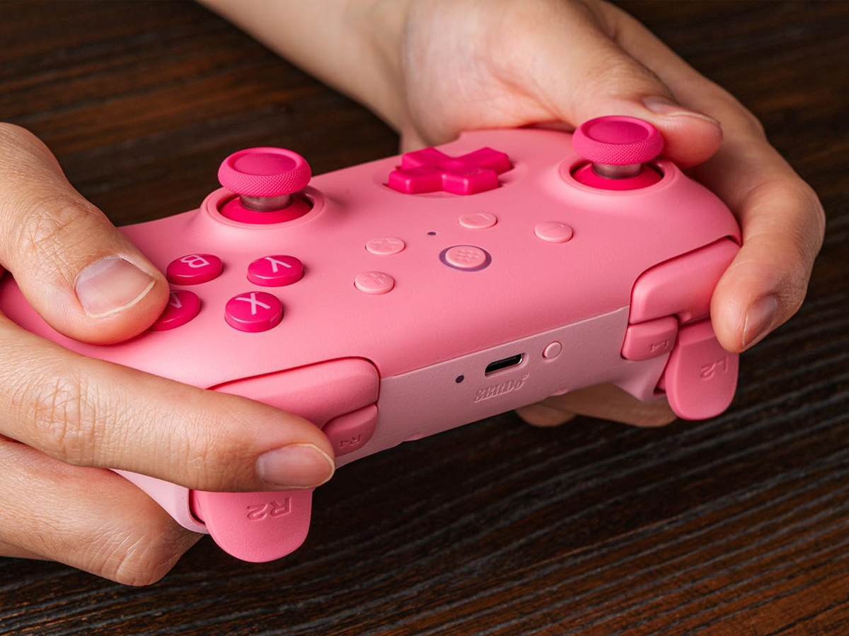 8BitDo Ultimate 2C Bluetooth Controller Rosa - Gesamtansicht
