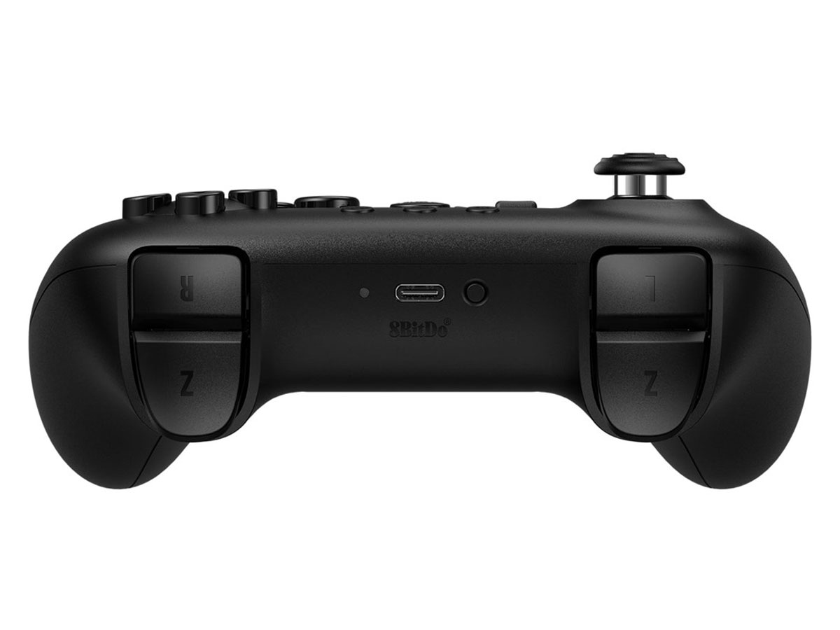8BitDo 64 Bluetooth Controller Schwarz – Draufsicht