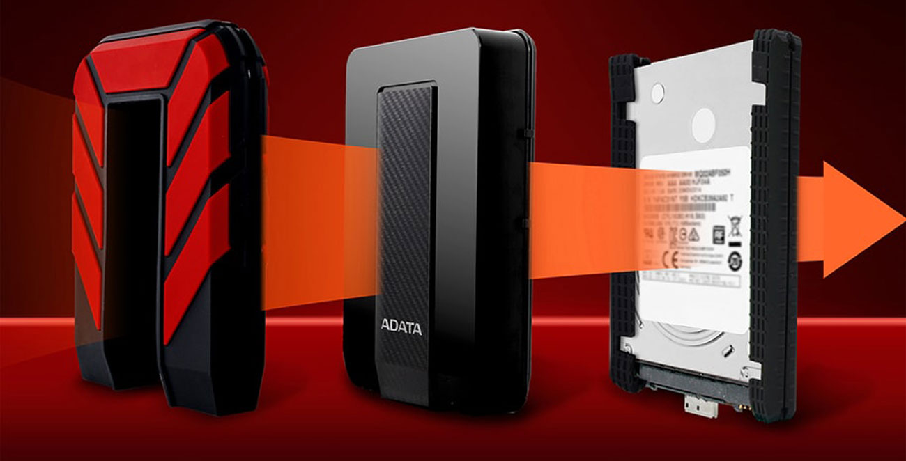 ADATA 1TB HD710 2.5 Chowany kabel USB