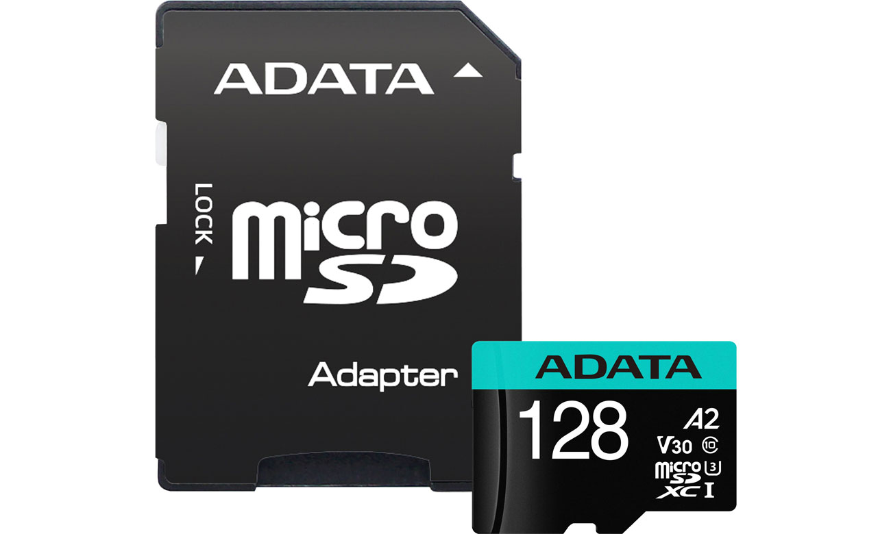 MicroSD-Karte ADATA 128GB Premier Pro U3 V30S A2