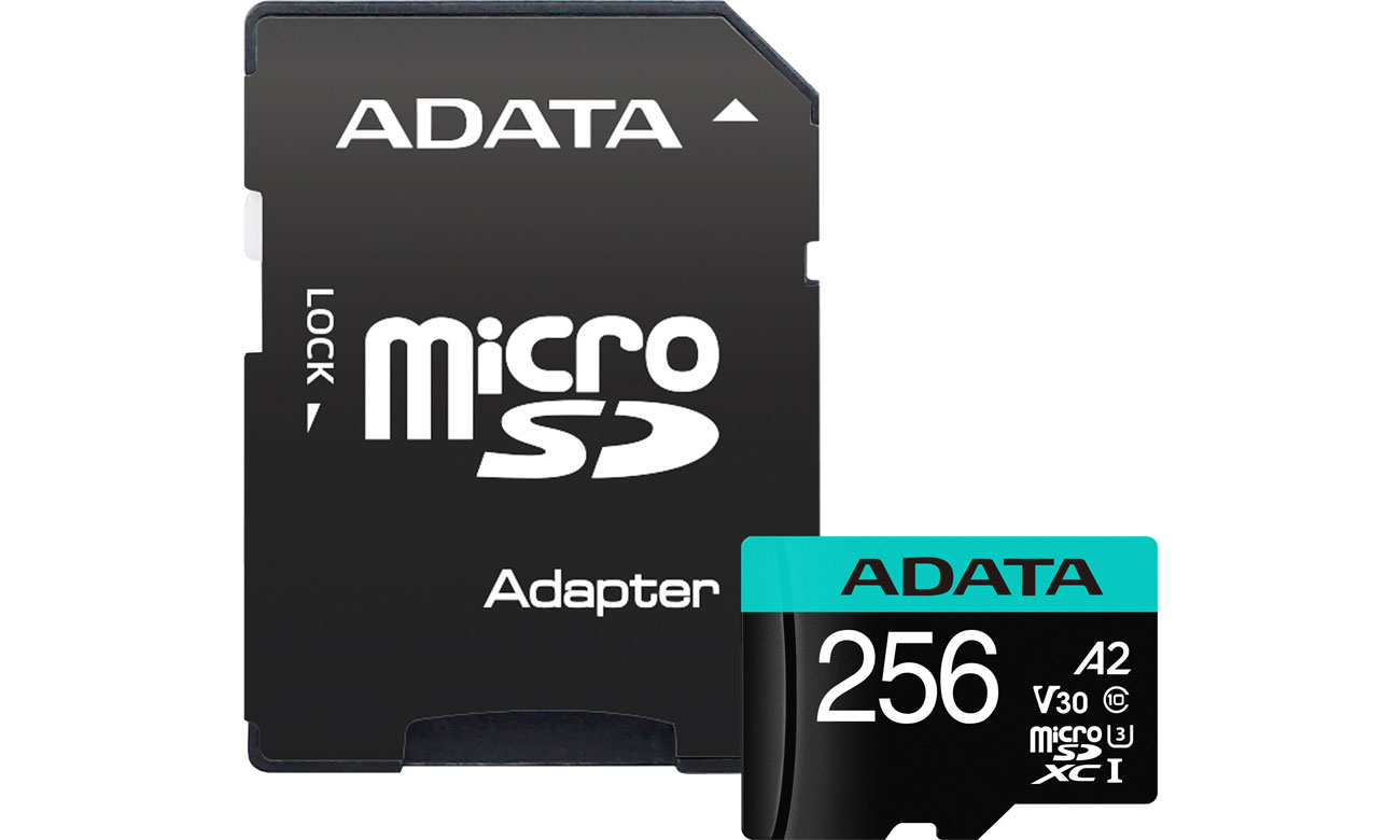 MicroSD-Karte ADATA 256GB Premier Pro U3 V30S A2
