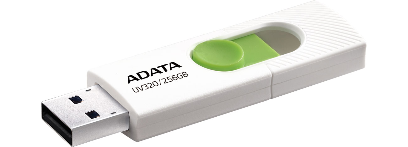 Pendrive ADATA UV320 256 GB weiß-grün