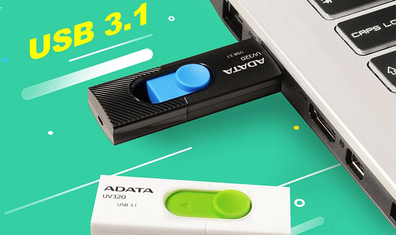 Superschnelle USB 3.1-Schnittstelle