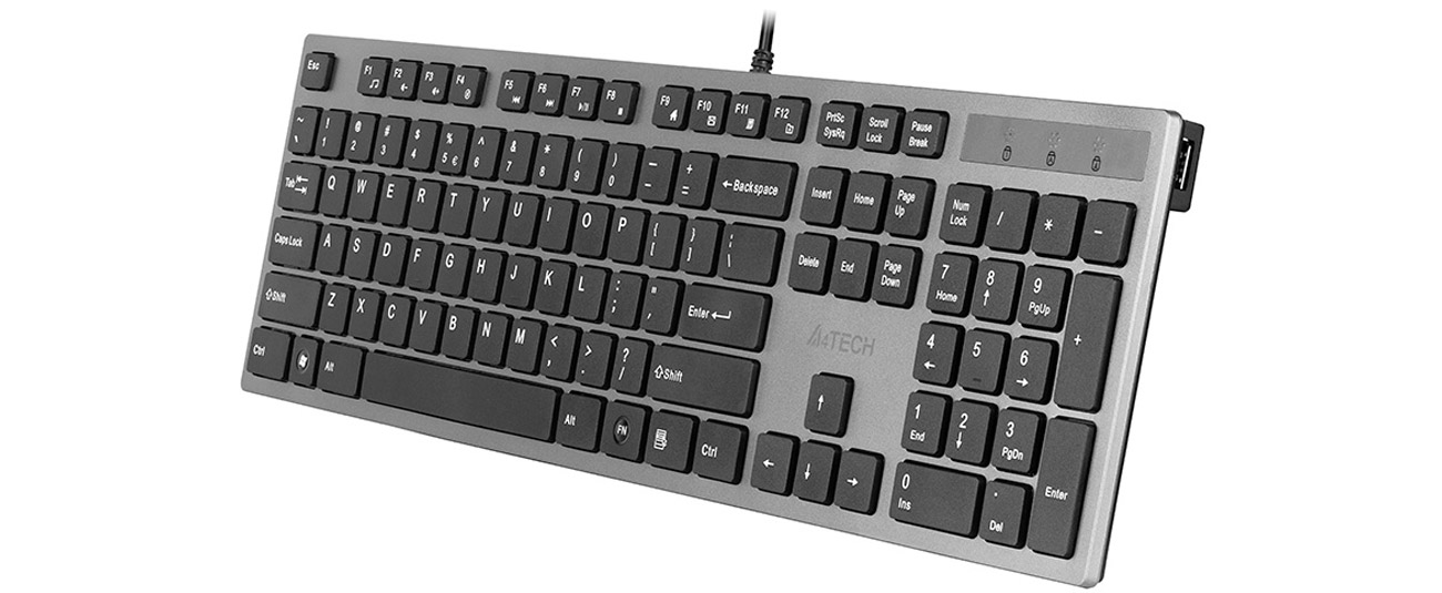 Tastatur für Zuhause und Büro A4Tech KV-300H Slim