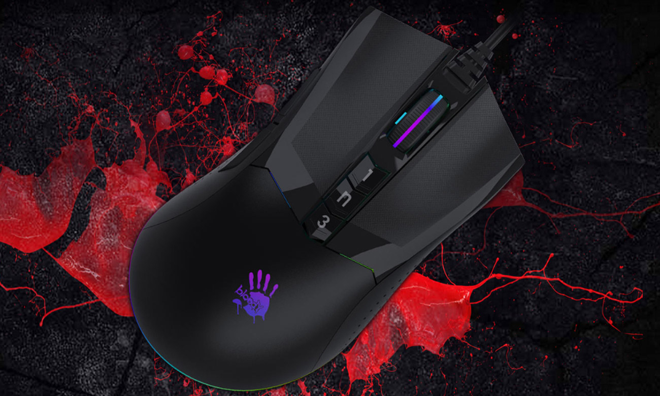 Gaming-Maus A4Tech Bloody W90 PRO Stone Black