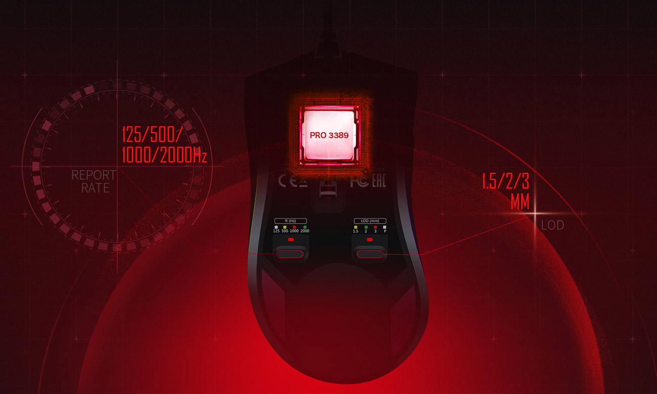 A4Tech Bloody W90 PRO Stone Black sensor