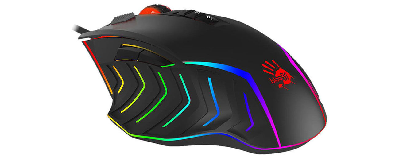 A4Tech Bloody J95S Stone Black widok z boku