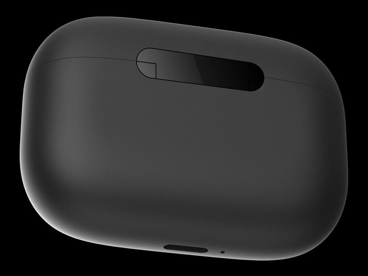 Kabellose Kopfhörer A4Tech TWS M30 Schwarz - Ansicht des geschlossenen Ladeetuis