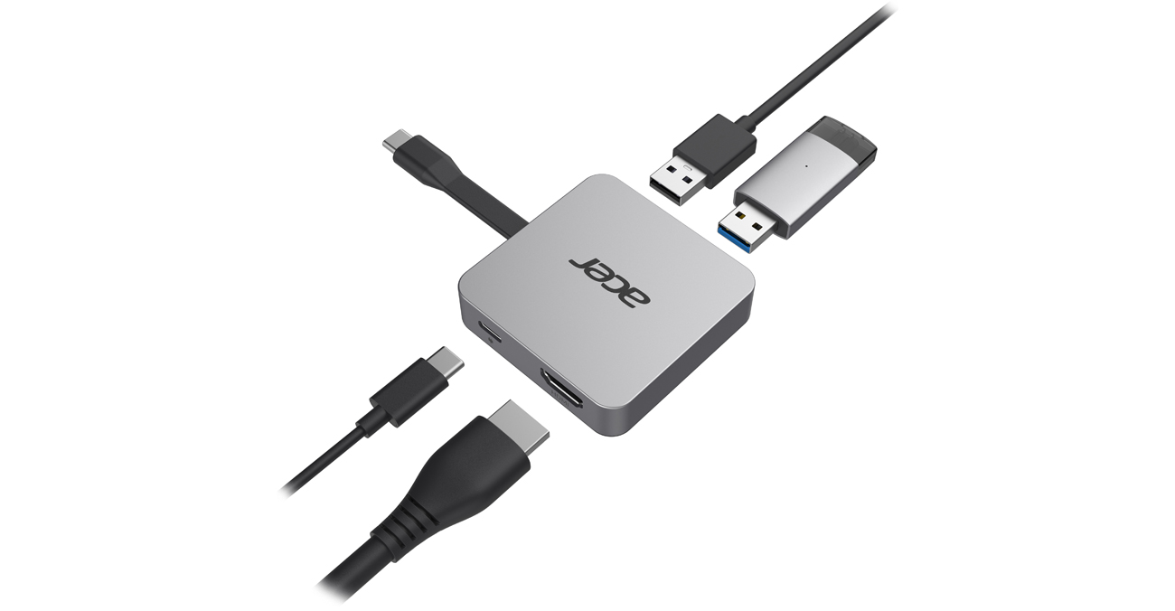 Acer 4in1 Dockingstation Anschlüsse