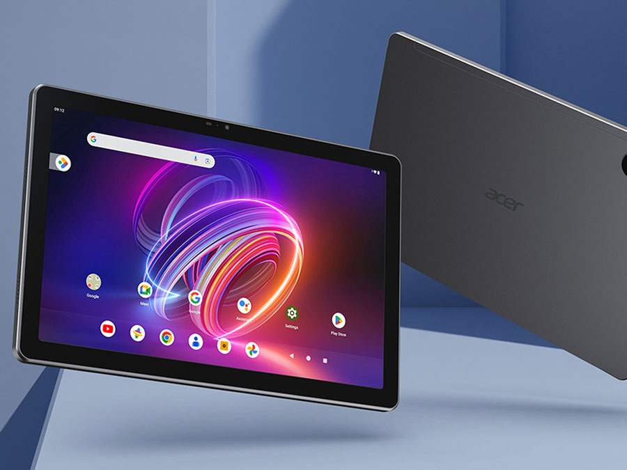 Acer Iconia Tab P11 Bildschirm und Rückseite