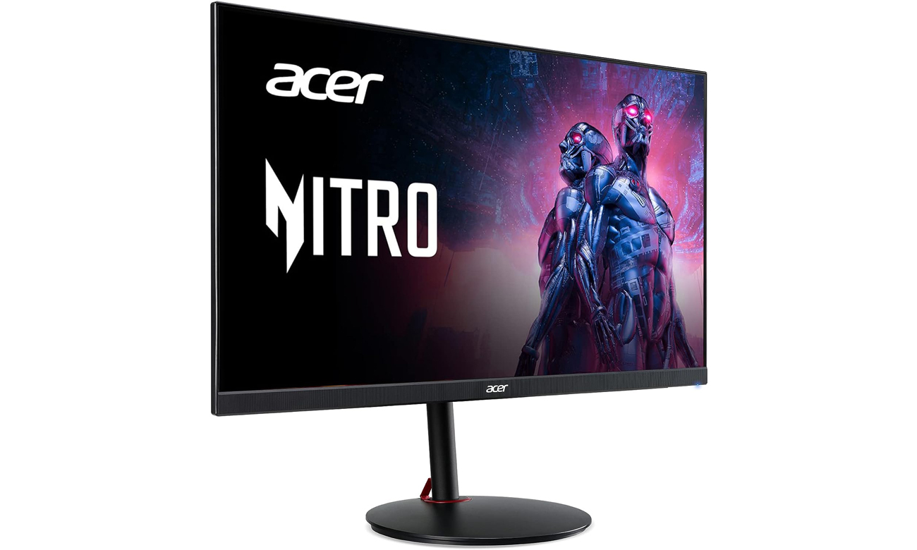 Acer Nitro XV271U M3bmiiprx Ansicht von vorne in einem Winkel