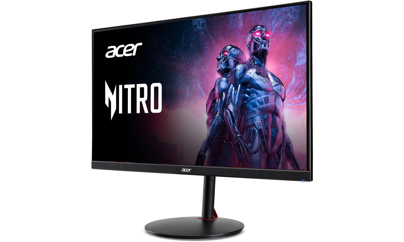 Acer Nitro XV271U M3bmiiprx Ansicht von vorne in einem Winkel