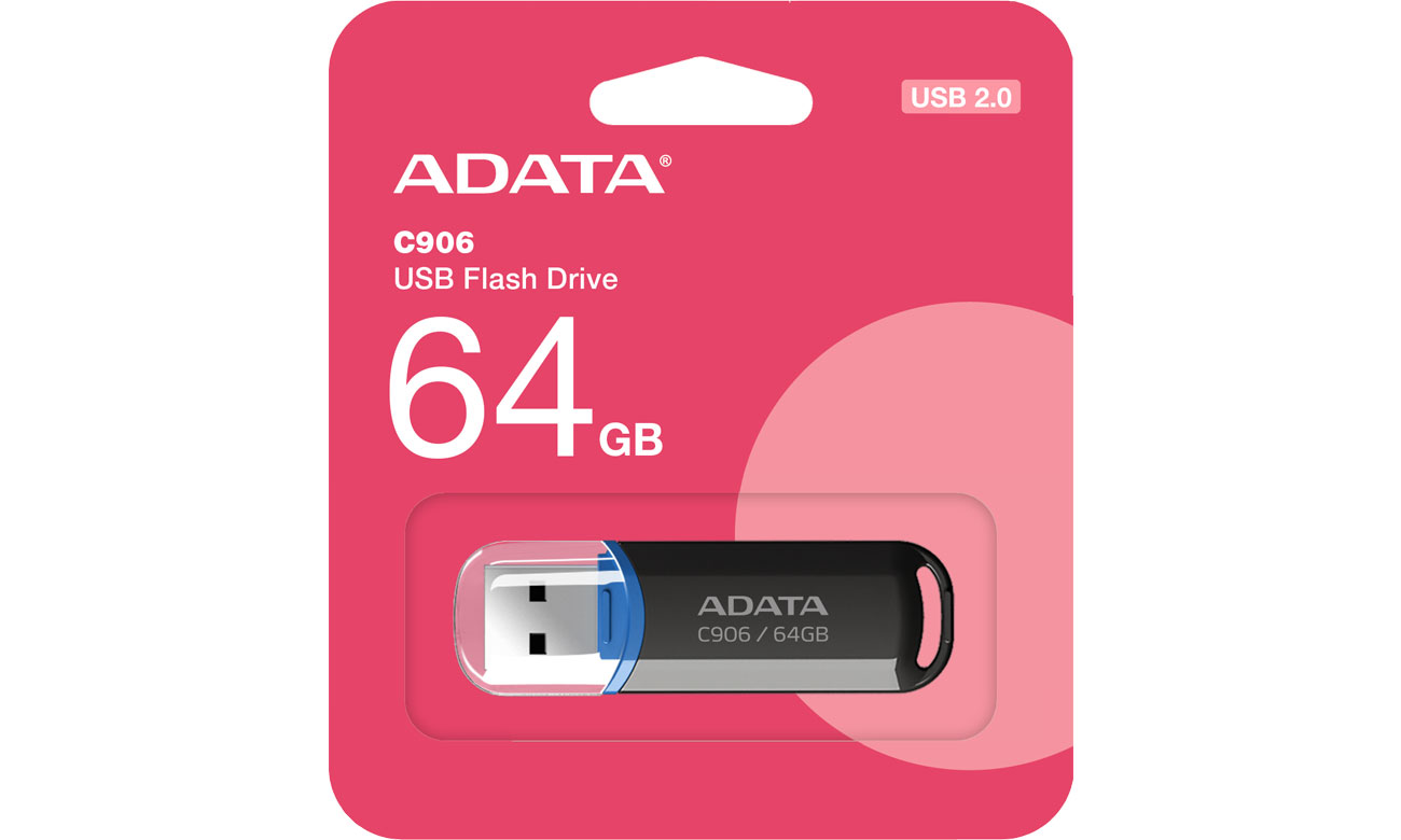 Pendrive ADATA 64 GB C906 czarny USB 2.0