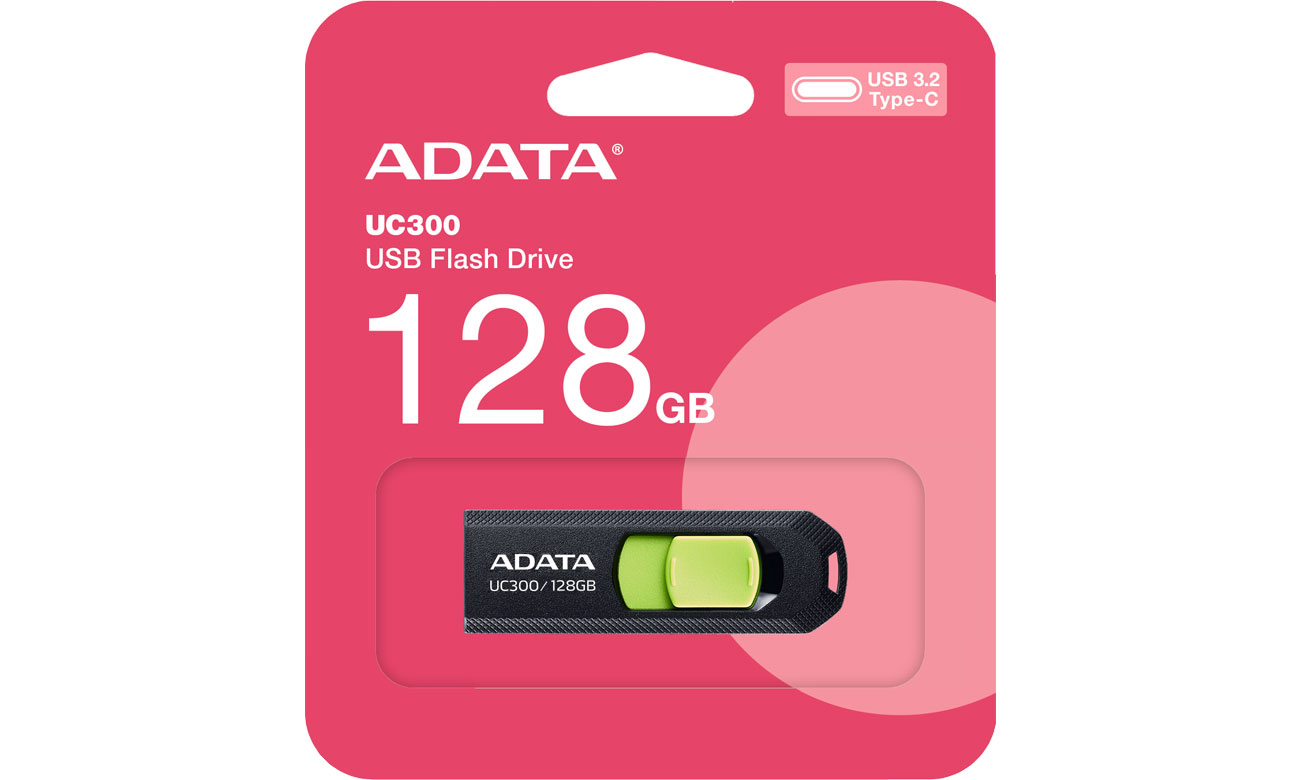Pendrive ADATA 128 GB UC300 USB-C
