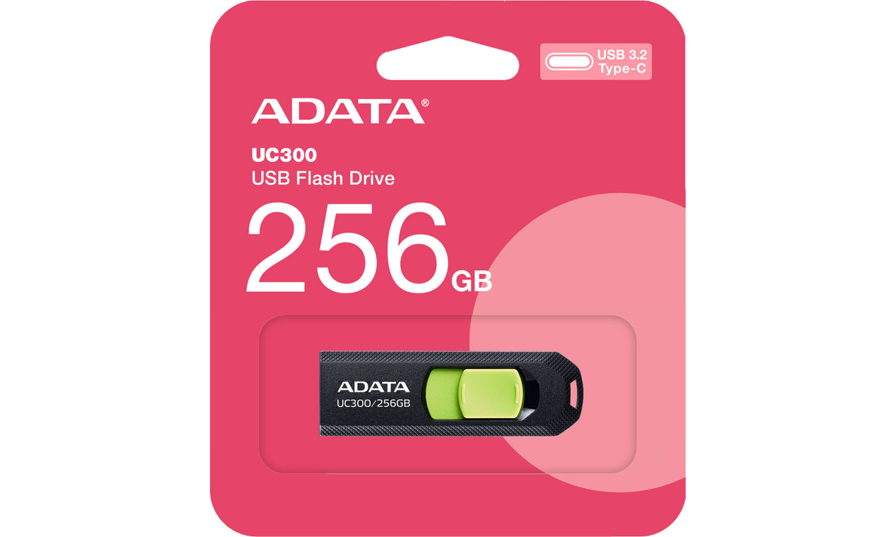 Pendrive ADATA 256 GB UC300 USB-C