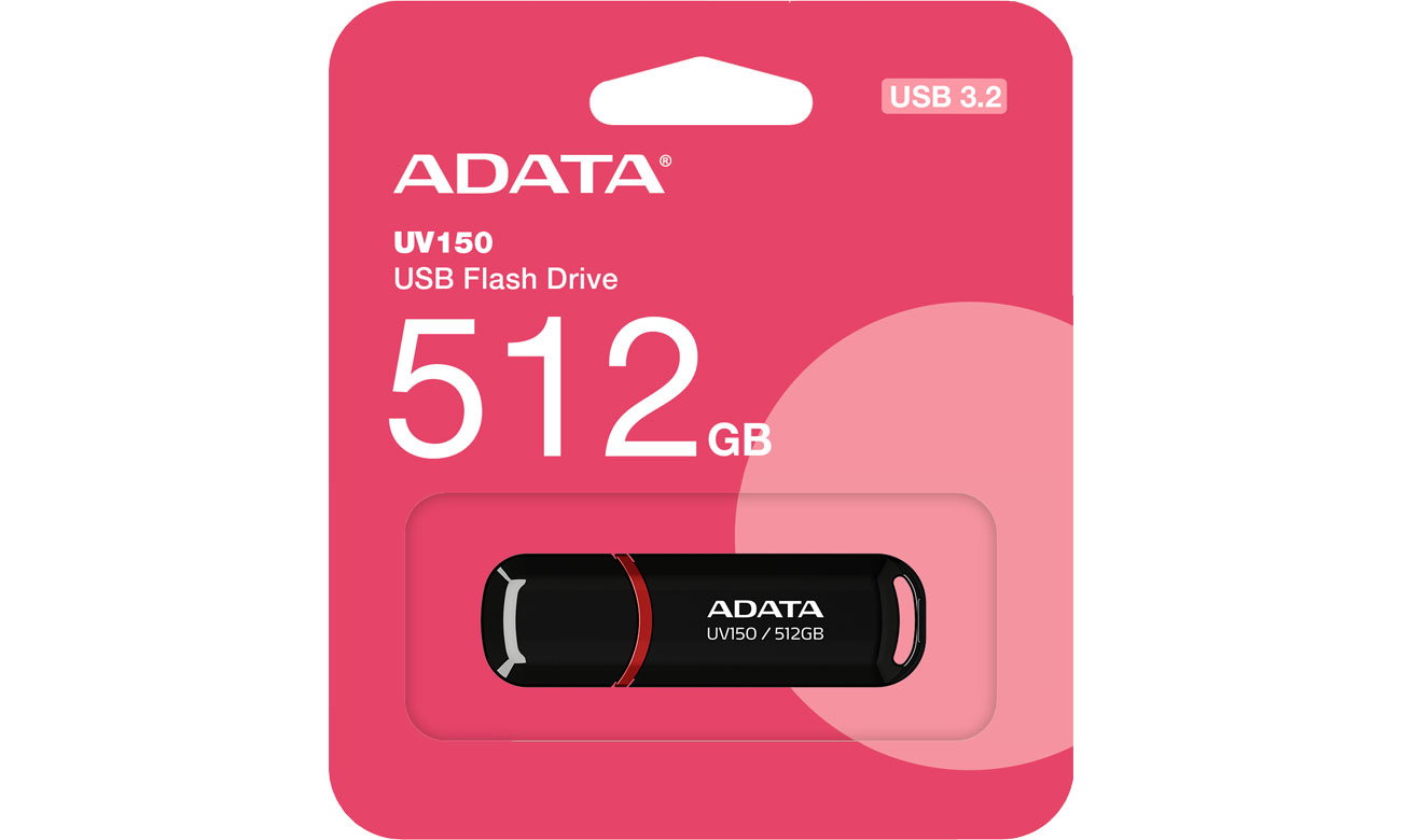 Pendrive ADATA 512 GB DashDrive UV150 czarny USB 3.2