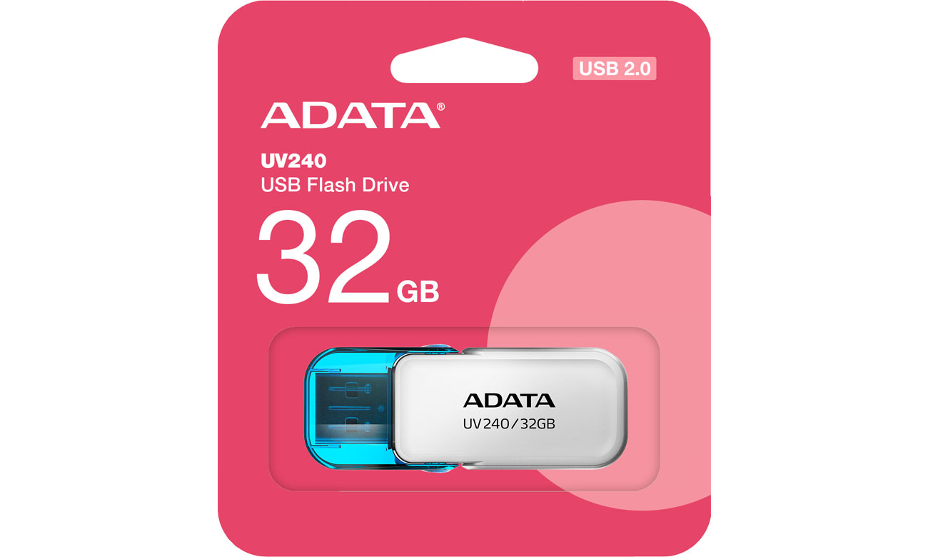 Pendrive ADATA 32 GB UV240 weiß USB 2.0