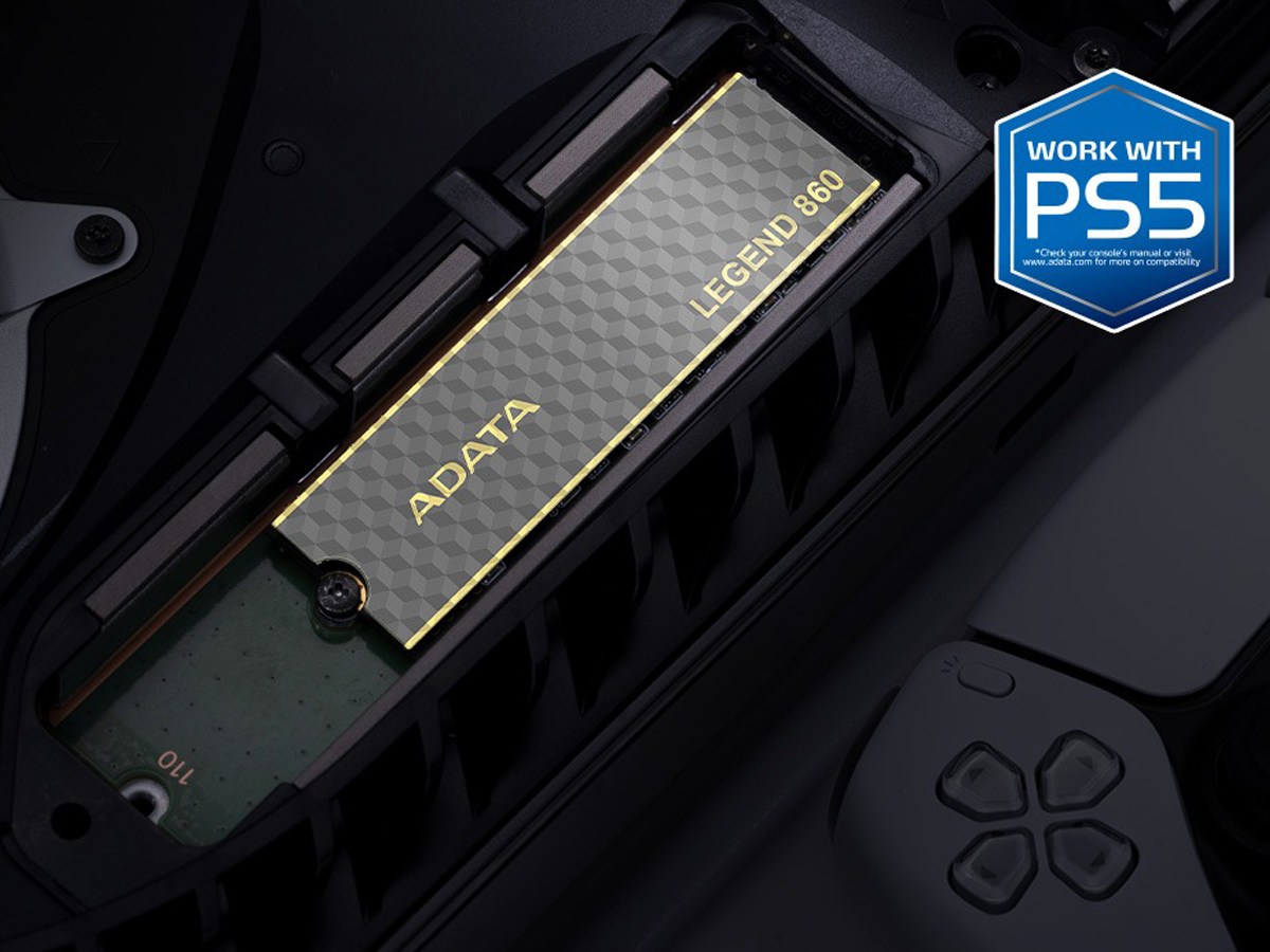 SSD M.2 PCIe Gen4 NVMe ADATA LEGEND 860 - Lifestyle-Grafik