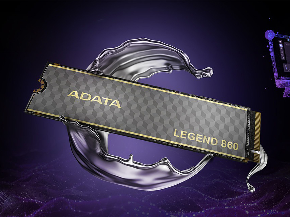 SSD M.2 PCIe Gen4 NVMe ADATA LEGEND 860 - Lifestyle-Grafik