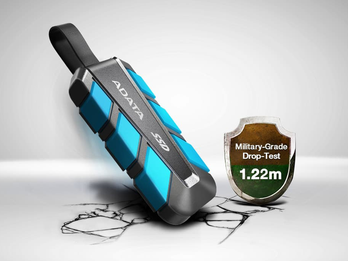 Externer SSD ADATA SC740 - Schutz vor Stößen und Stürzen
