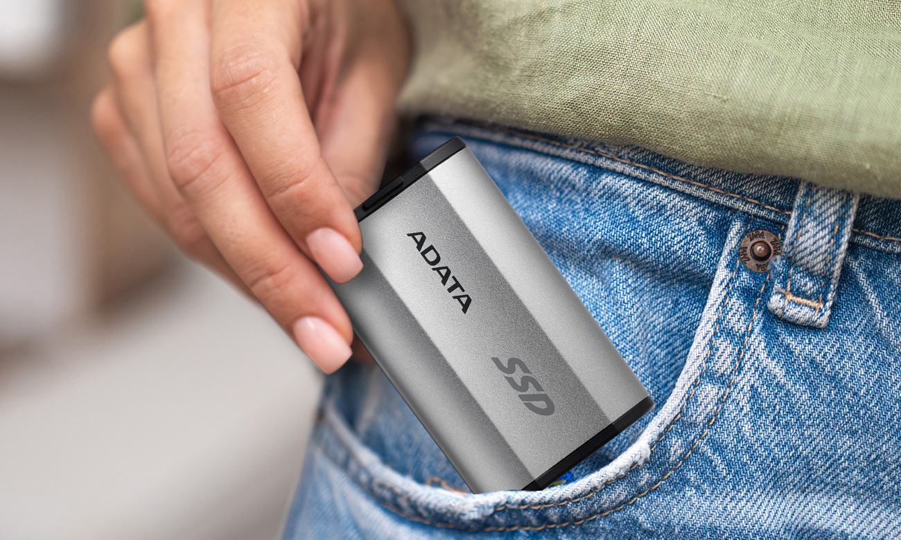 Externe Festplatte ADATA SD810 4 TB Silber